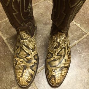 Dan Post Snake skin Cowboy boots